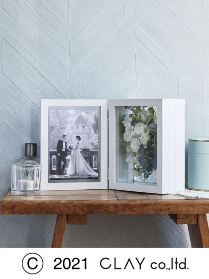 クレイ/herbier Photo box 15L10W20H WHITE/680-800-100 - 花材通販は